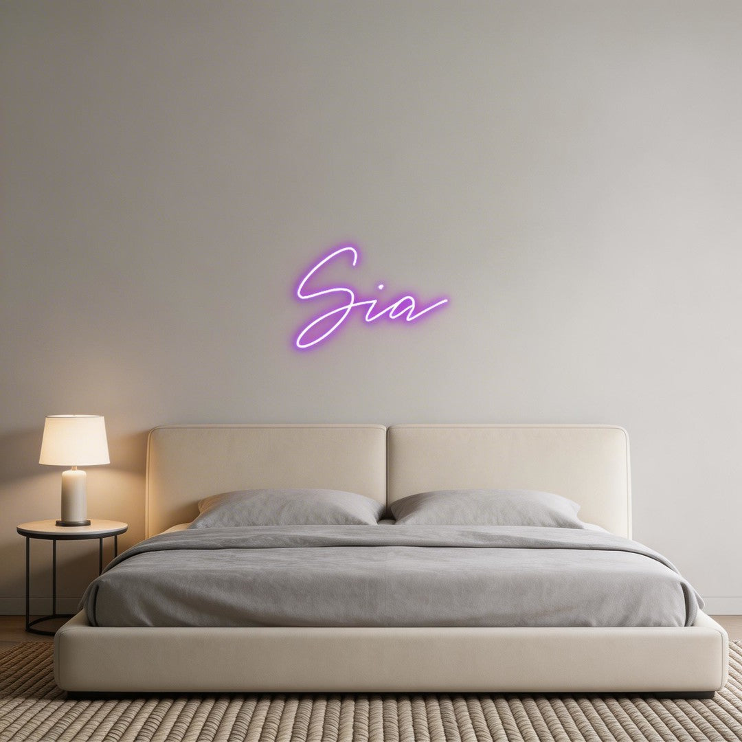Custom Neon: Sia