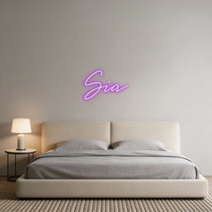 Custom Neon: Sia