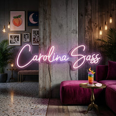 Custom Neon: Carolina Sass