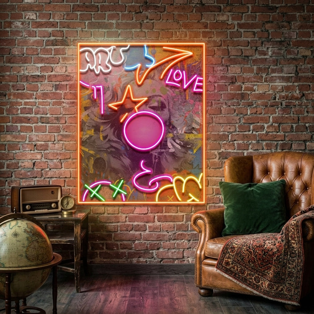 Fantastic Love Collapse Art LED Neon Sign Light Pop Art