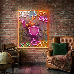 Fantastic Love Collapse Art LED Neon Sign Light Pop Art