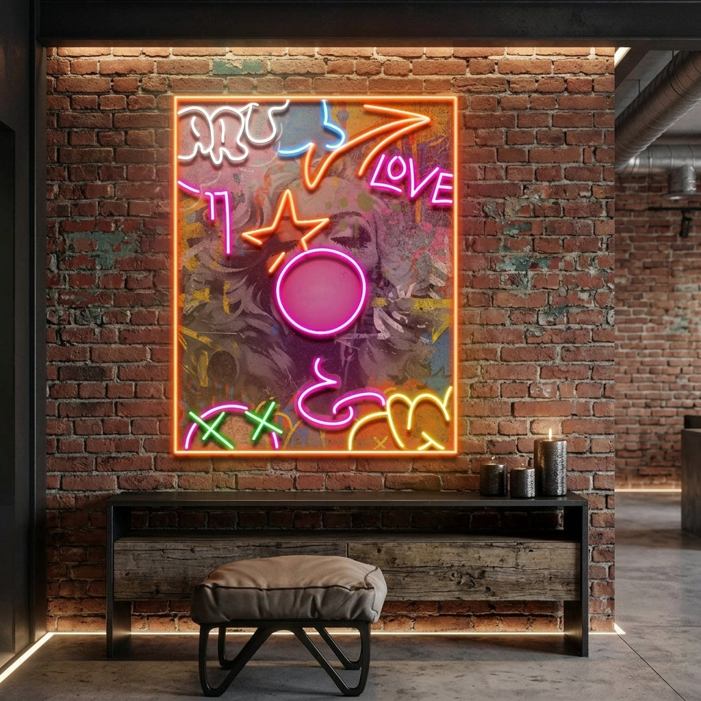 Fantastic Love Collapse Art LED Neon Sign Light Pop Art