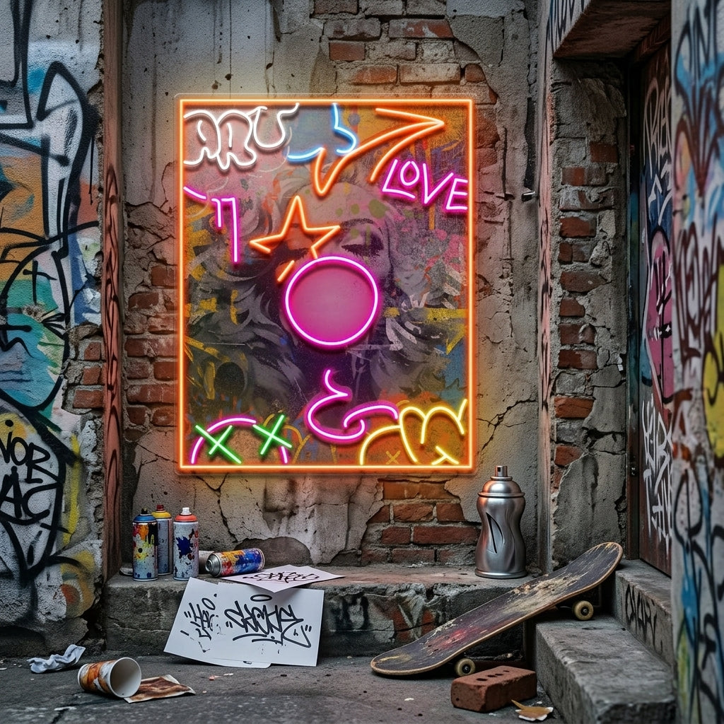 Fantastic Love Collapse Art LED Neon Sign Light Pop Art