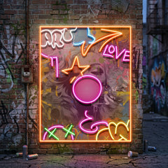Fantastic Love Collapse Art LED Neon Sign Light Pop Art