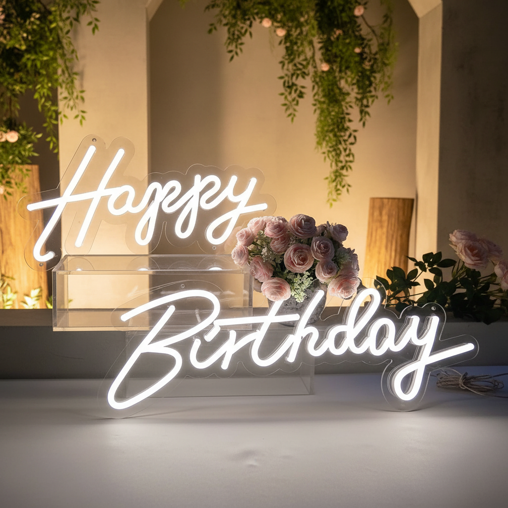 Happy Birthday Neon Signs