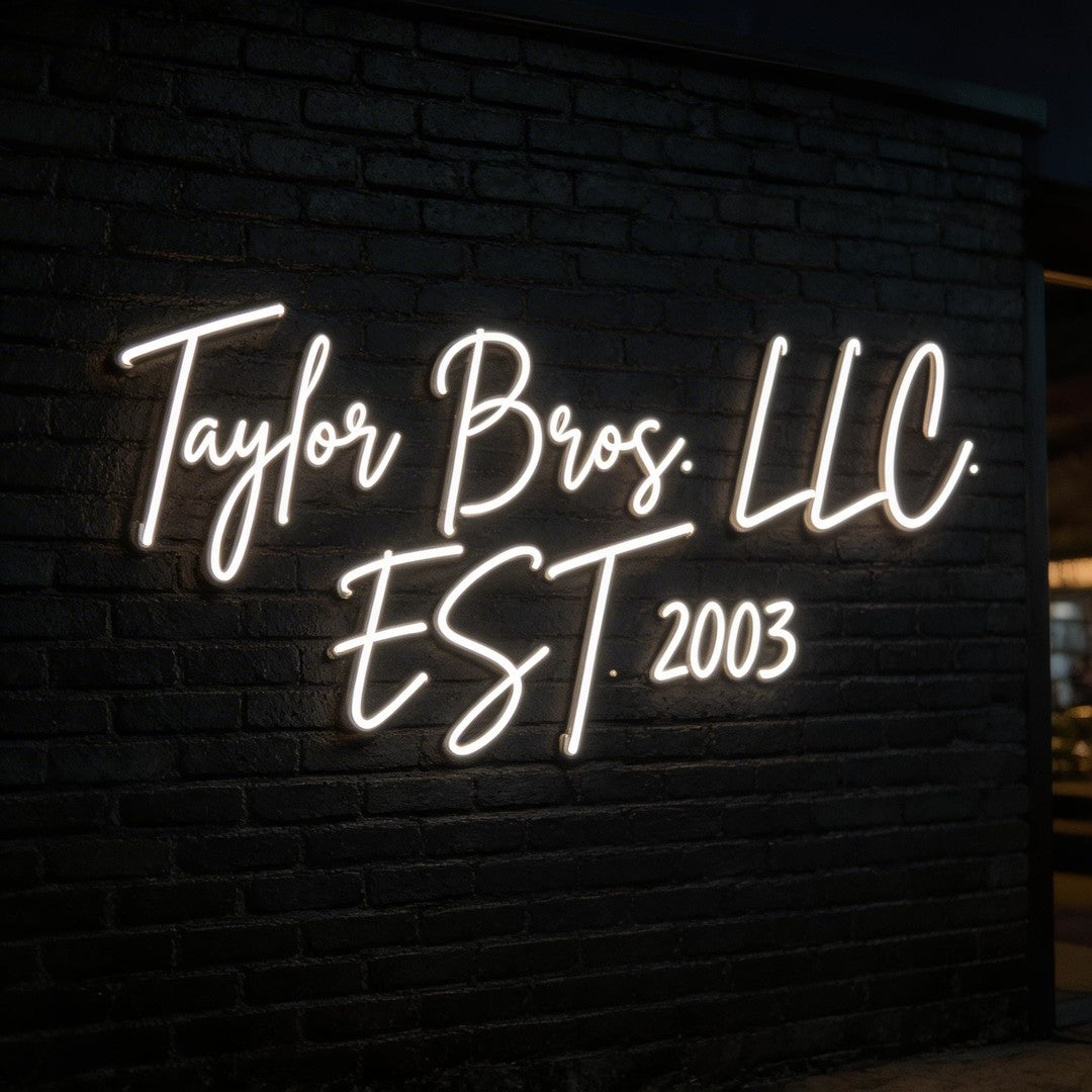 Custom Neon: Taylor Bros. ...