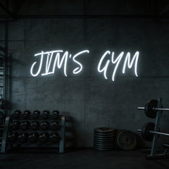 Custom Neon: JIM’S GYM