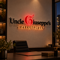 Uncle Giuseppe’s Marketplace Logo - Custom LED Neon Sign