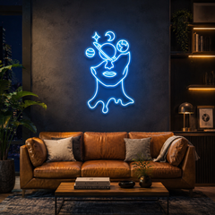 Galaxy Brain Led Neon Sign Light