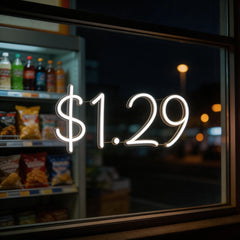 Custom Neon: $1.29