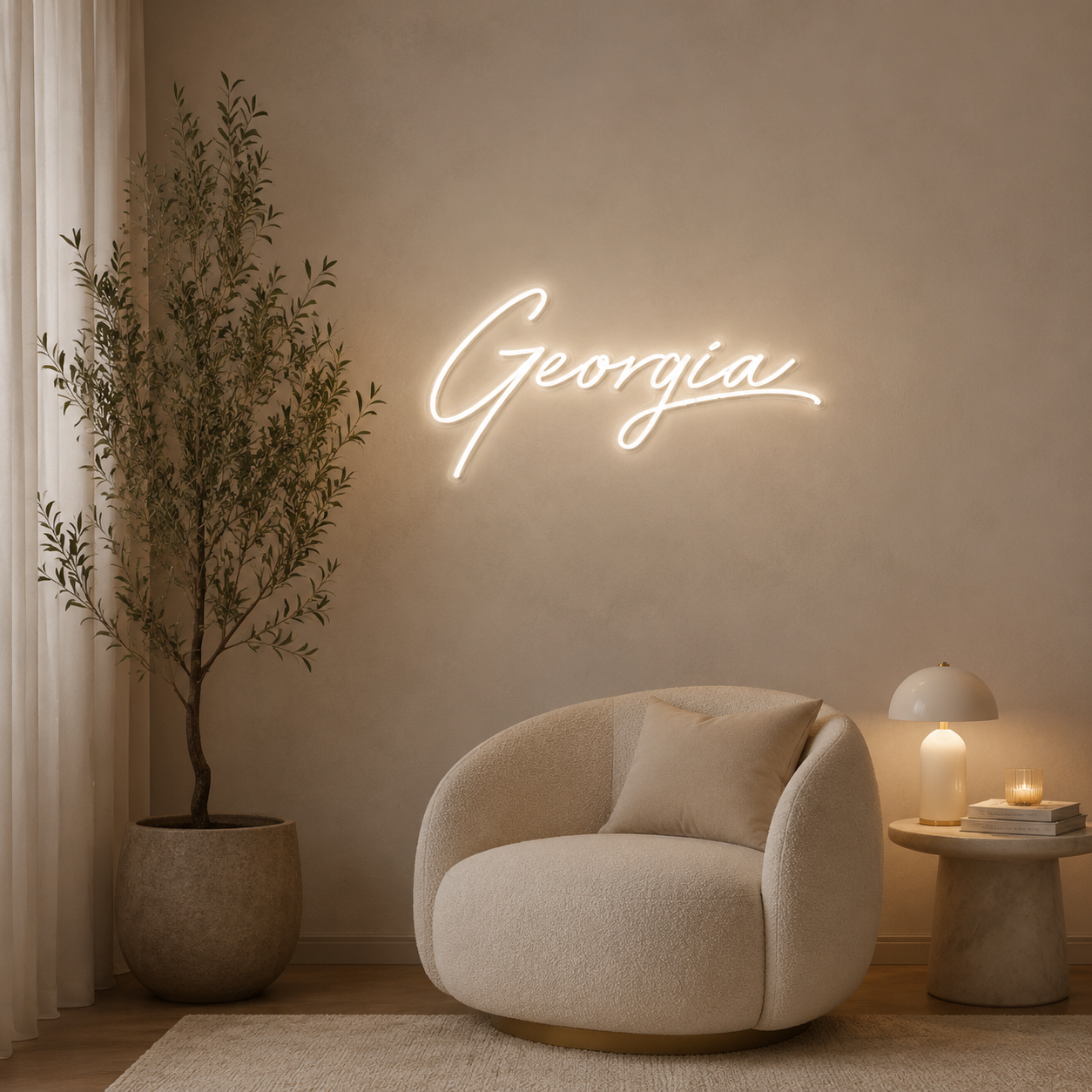 Custom Neon: Georgia