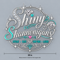Shiny Shannonigans Logo - Custom LED Neon Sign