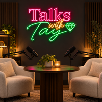 Talks With Tay Logo - Custom LED Neon Sign