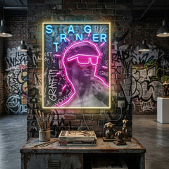 David Stranger Collapse Art LED Neon Sign Light Pop Art