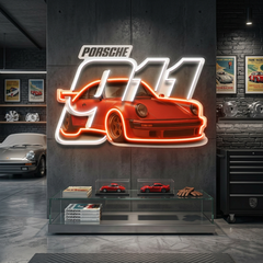 911 Legacy LED Neon Sign Light Pop Art