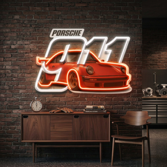 911 Legacy LED Neon Sign Light Pop Art