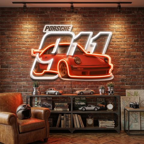911 Legacy LED Neon Sign Light Pop Art