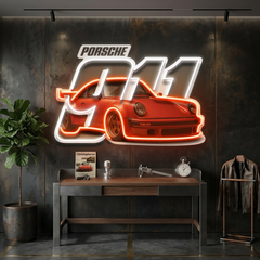 911 Legacy LED Neon Sign Light Pop Art