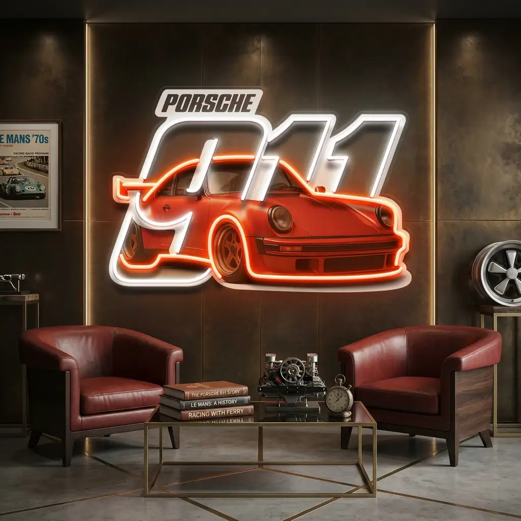 911 Legacy LED Neon Sign Light Pop Art – view 8