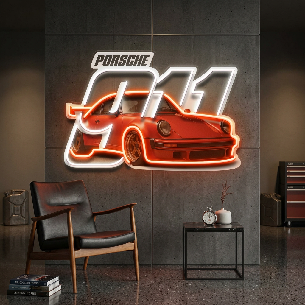 911 Legacy LED Neon Sign Light Pop Art