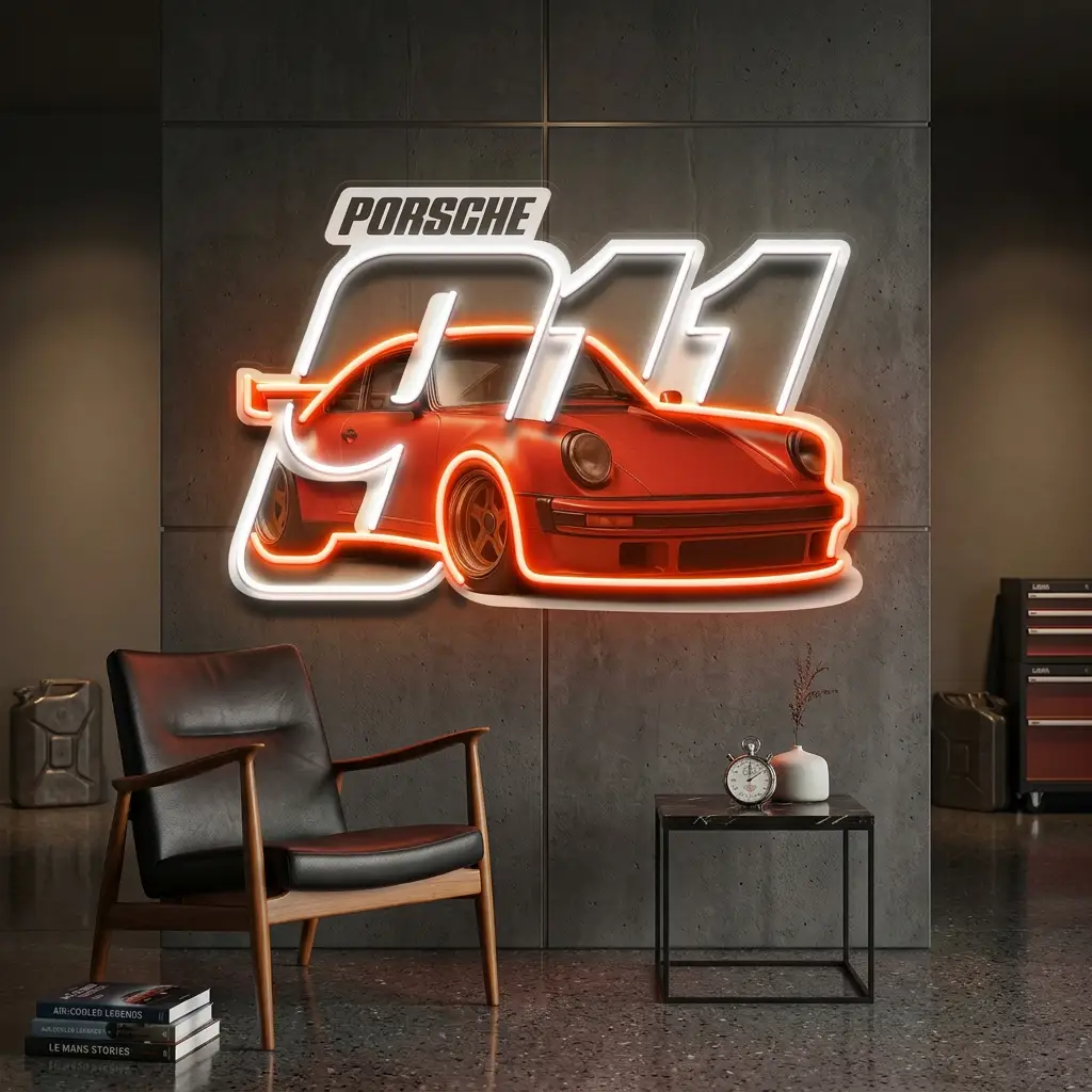 911 Legacy LED Neon Sign Light Pop Art – view 4