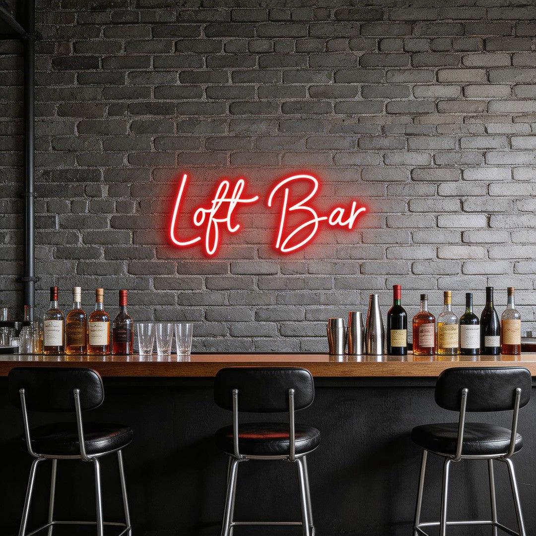 Custom Neon: Loft Bar