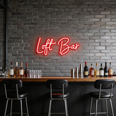 Custom Neon: Loft Bar