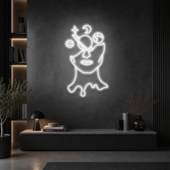 Galaxy Brain Led Neon Sign Light