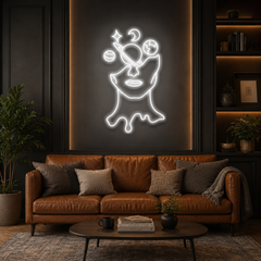 Galaxy Brain Led Neon Sign Light