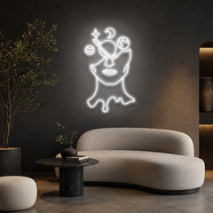 Galaxy Brain Led Neon Sign Light