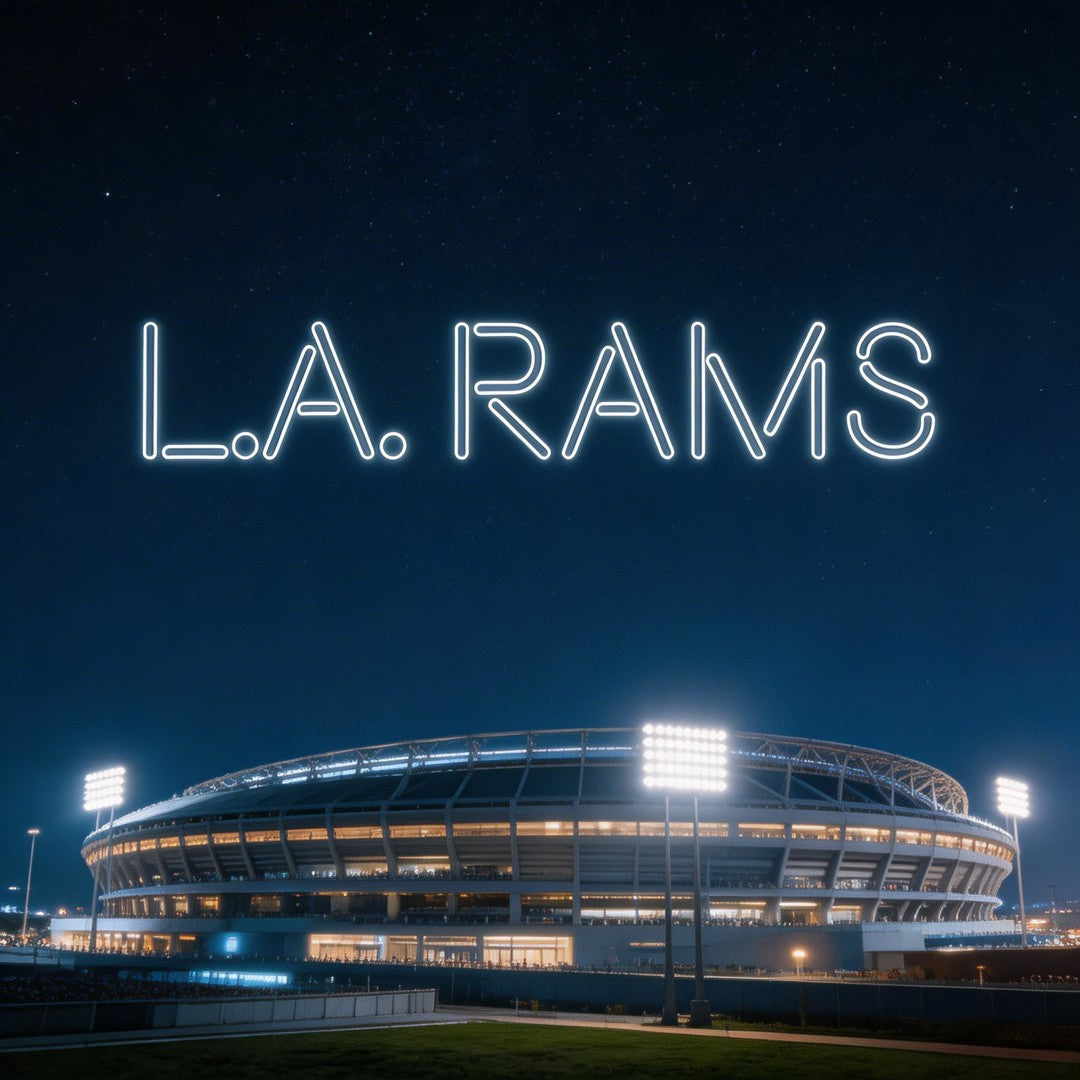 Custom Neon: L.A. RAMS