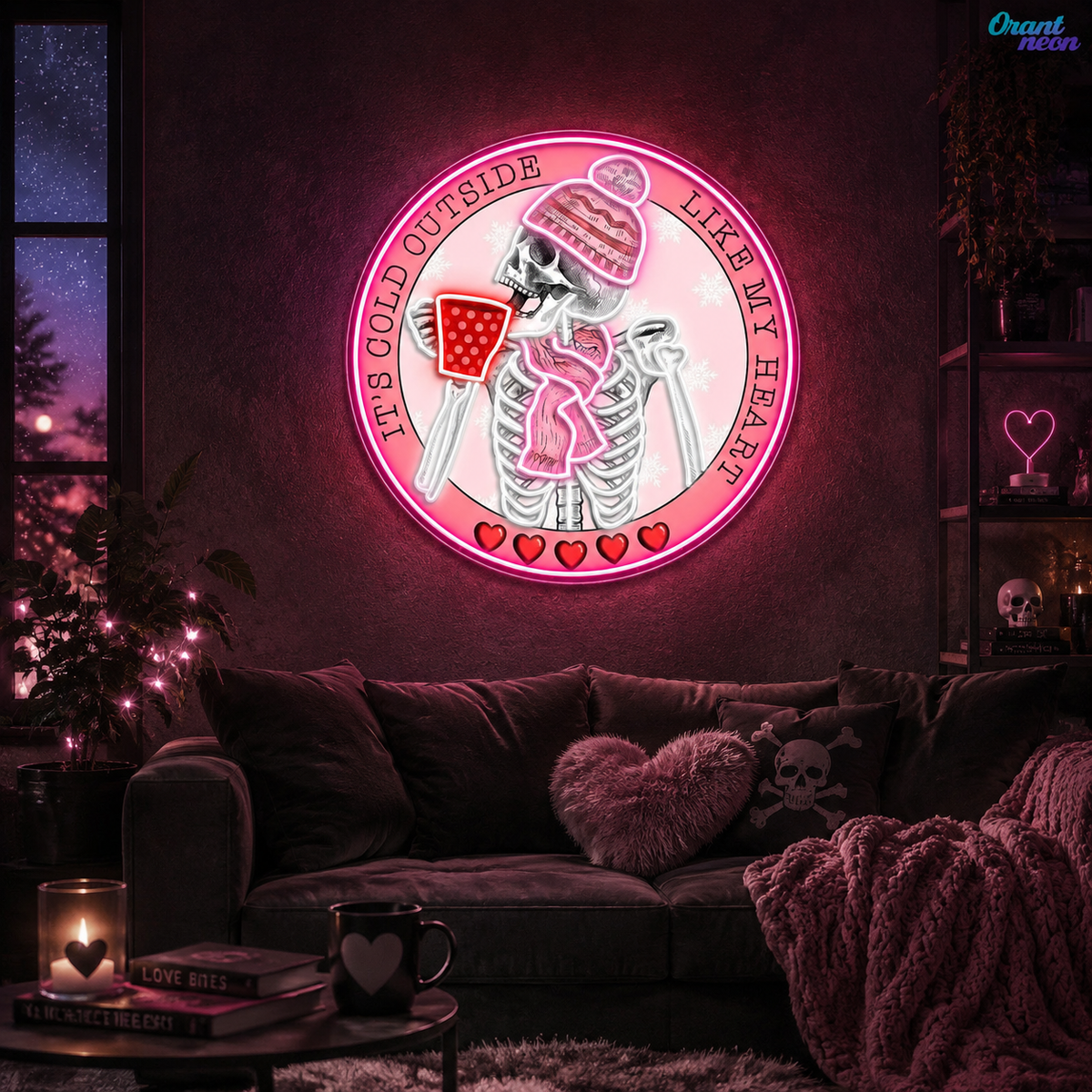 Pouring Love, One Cup at a Time Best Gift For Valentine Neon Sight Light Artwork