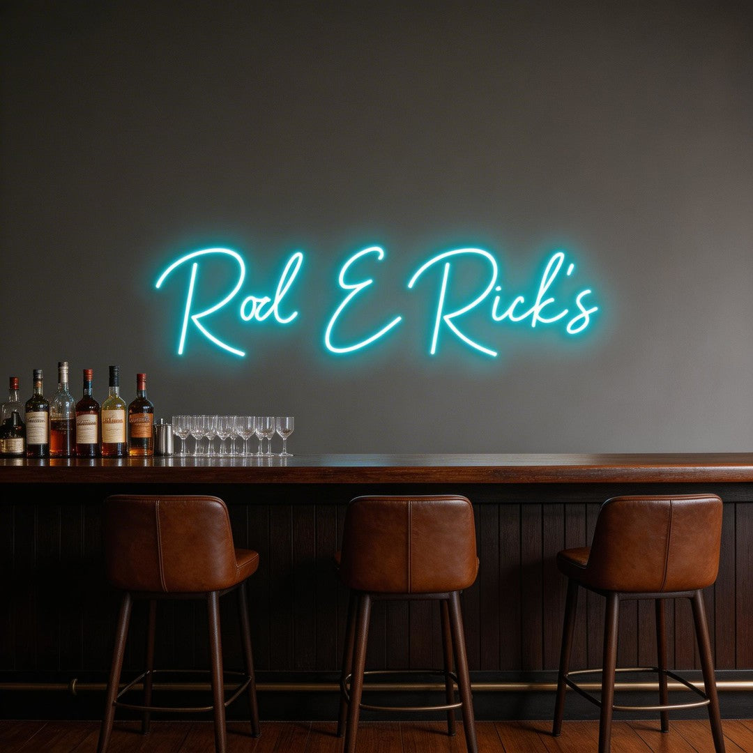 Custom Neon: Rod E Rick's