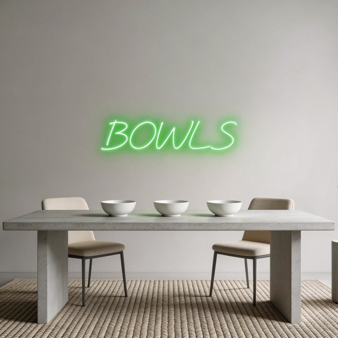 Custom Neon: BOWLS