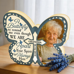 A Butterfly To Remind Me - Personalized Photo Light Box