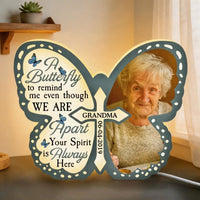 A Butterfly To Remind Me - Personalized Photo Light Box – view 2