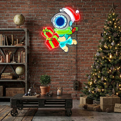 Astronaut Christmas 5 Led Neon Acrylic Artwork