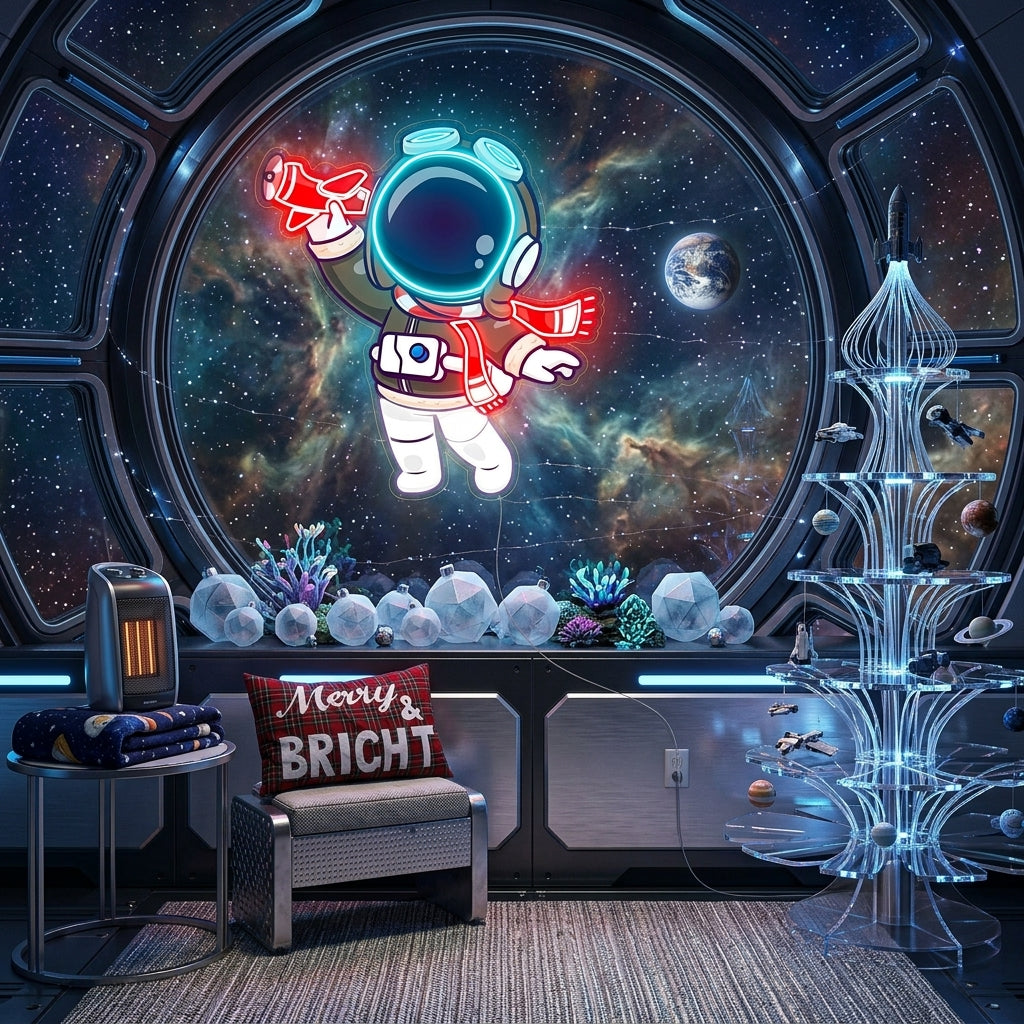Astronaut Pilot Led Neon Acrylic Artwork