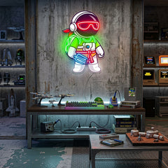 Astronaut Ninja Led Neon Acrylic Artwork