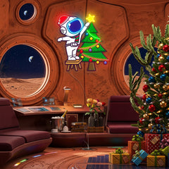 Astronaut Christmas 1 Led Neon Acrylic Artwork