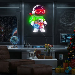 Astronaut Ninja Led Neon Acrylic Artwork