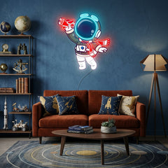 Astronaut Pilot Led Neon Acrylic Artwork