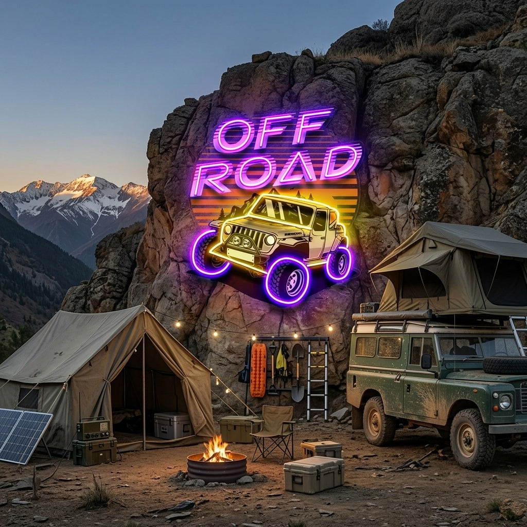 Adventure 4x4 LED Neon Sign Light Pop Art