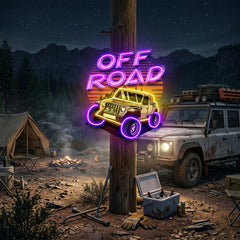 Adventure 4x4 LED Neon Sign Light Pop Art