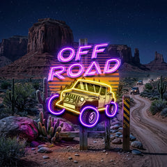 Adventure 4x4 LED Neon Sign Light Pop Art
