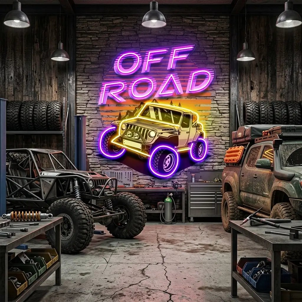 Adventure 4x4 LED Neon Sign Light Pop Art – view 8