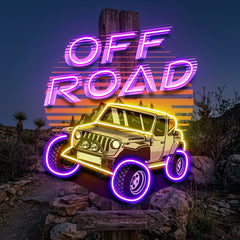 Adventure 4x4 LED Neon Sign Light Pop Art
