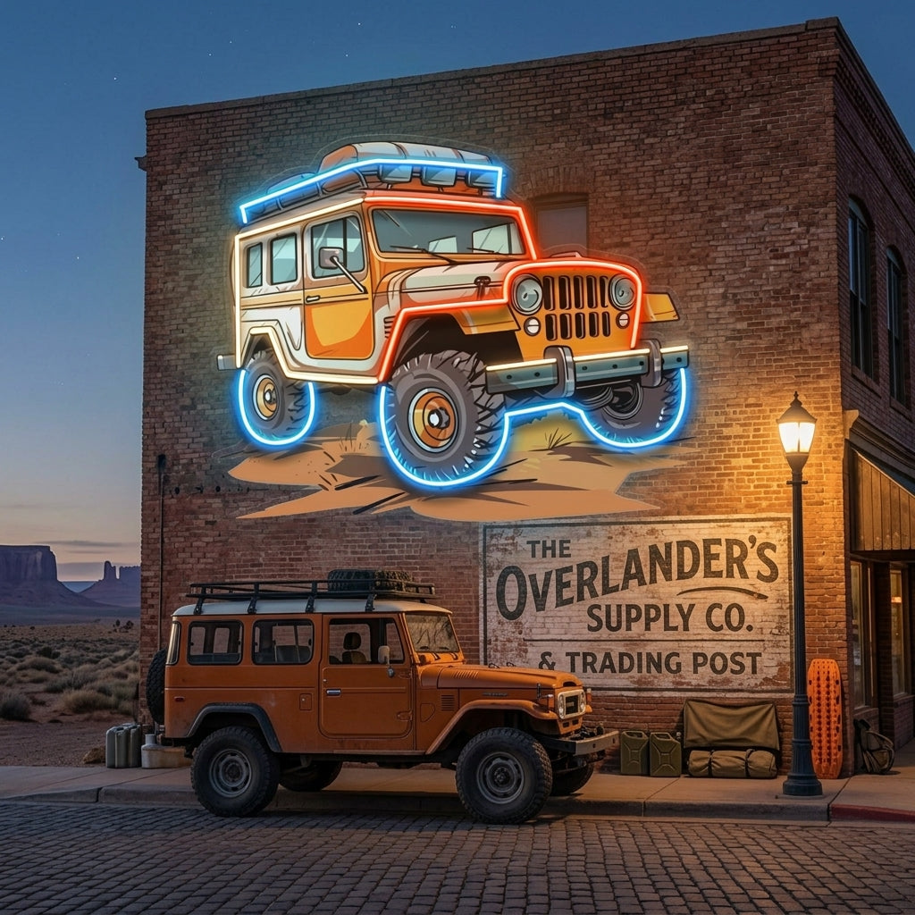 Adventure Jeep LED Neon Sign Light Pop Art