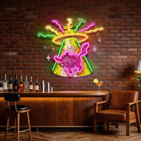 Adventurous Cat LED Neon Sign Light Pop Art – view 5