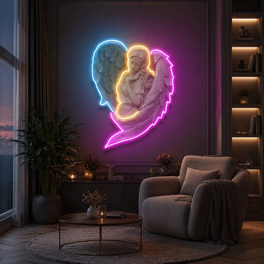 Angel Led Neon Acrylic Artwork